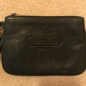 Black Coach Wristlet